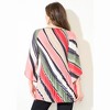 Catherines Women's Plus Size Bejeweled Pleated Blouse - 3 of 4