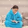 Solaris Fleece Blanket Hoodie Sweatshirt for 7-16yr Kid Teen Youth, Cozy Warm Plush Fleece Wearable Blanket Pullover with Larger Pocket - 3 of 4
