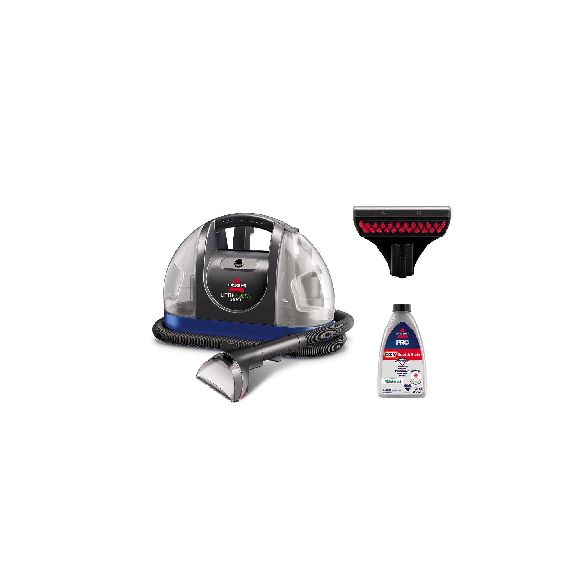 BISSELL Little Green Portable Carpet Cleaner 3" Cleaning Path Blue: Electric Floor Care Appliance, 48 oz Tank, 15 ft Cord