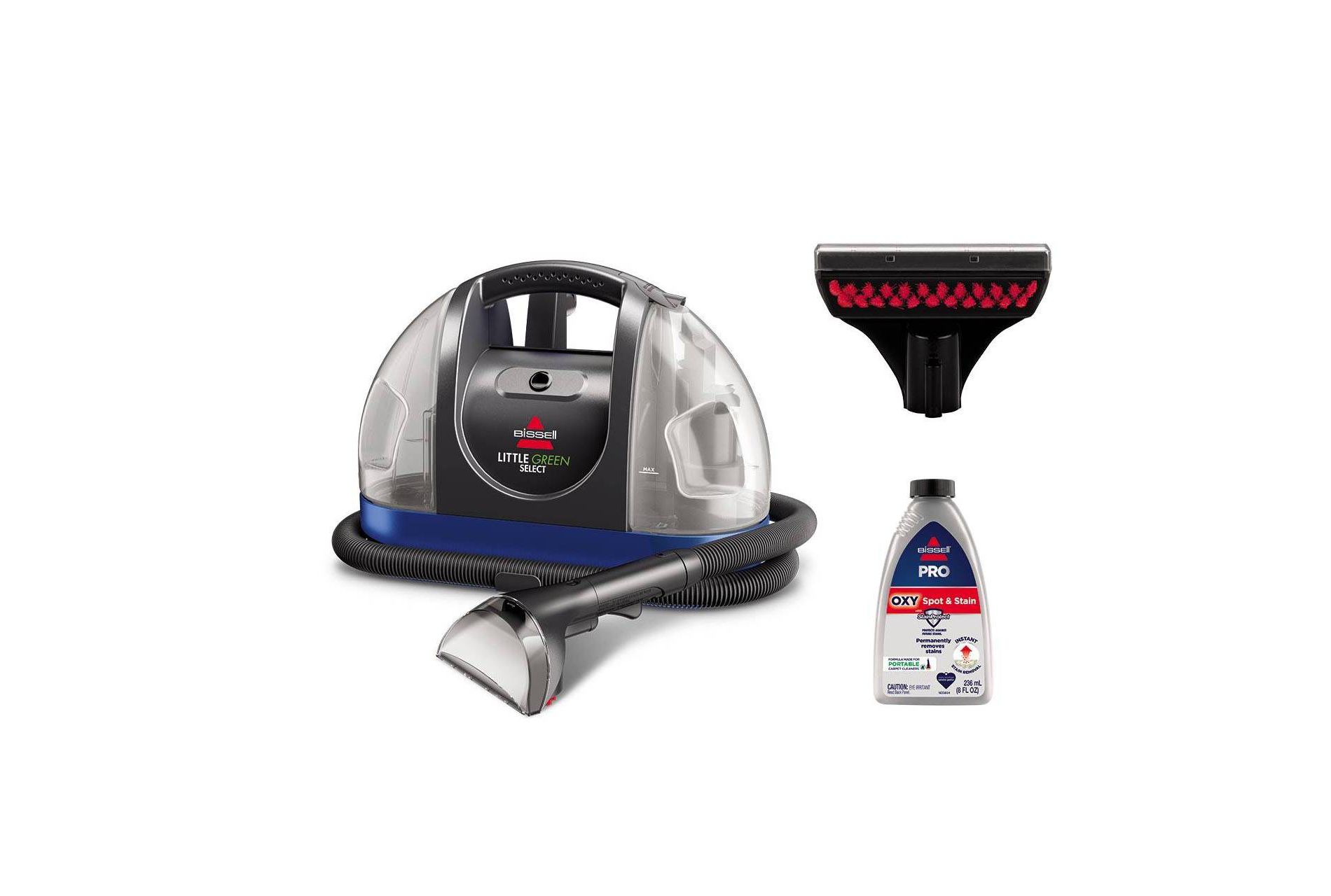 BISSELL Little Green Portable Carpet Cleaner: Electric Floor Care Appliance, 48 oz Tank, 15 ft Cord, Blue
