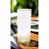 Classic Touch Glass Optic Pitcher with Gold Base and Rim, 9.75"H - 3 of 3