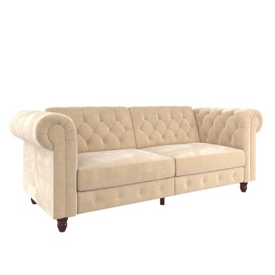 target leather futon