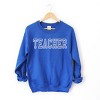 Simply Sage Market Embroidered Teacher Outline Sweatshirt - 2 of 4