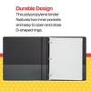 School Smart D Ring Binder, Polypropylene, 1 Inch, Black - 4 of 4