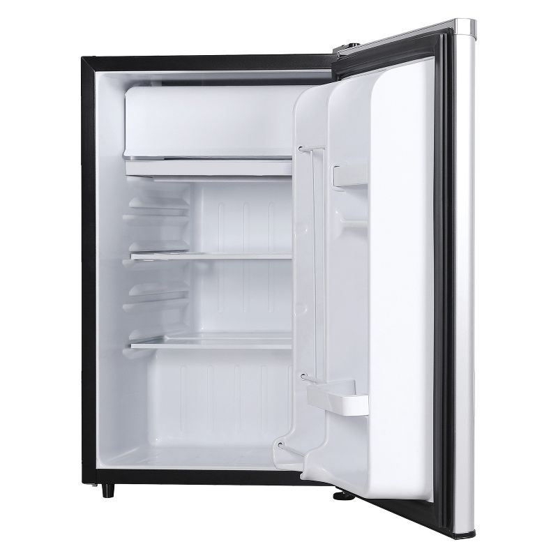 Frigidaire® 2.5-Cu.-Ft. 65-Watt Compact Retro Platinum Stainless Steel Refrigerator, 4 of 11