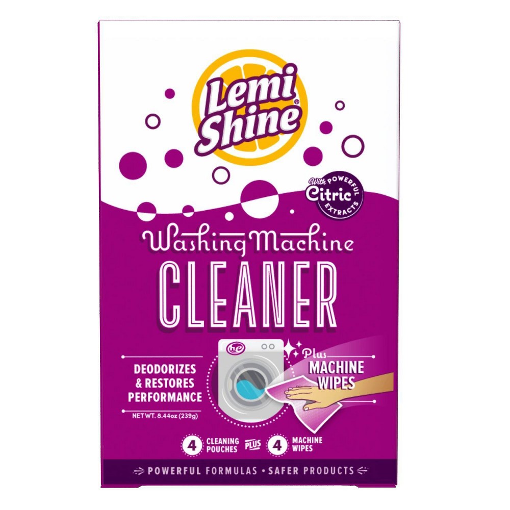 GTIN 703074000043 product image for Lemi Shine Natural Citrus Extracts Washing Machine Cleaner Pouches - 4 ct + 4 Ma | upcitemdb.com