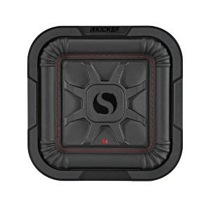 Kicker 46L7T82 L7T L7-Thin 8-Inch (20cm) Subwoofer, Dual Voice Coil, 2-Ohm, 350 Watt - 1 of 4