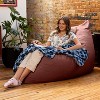 Jaxx Pillow Saxx 5.5-Foot Décor Bean Bag Giant Floor Pillow Lounge, Lush Velvet - 4 of 4