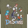 Boys' - Dr. Seuss - Cat In the Hat with Thing 1 and Things 2 Short Sleeve Graphic T-Shirt - 2 of 4