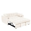 Ridstar Modern 3-in-1 Folding Double Sofa Bed with Pillows For Living Room & Bedroom-Beige - 2 of 4
