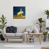 Stupell Cute Yellow Chick Stretching Yoga Gallery Wrapped Canvas Wall Art - 2 of 4