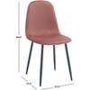 Blaire Dining Chair (Set of 2) - DCH2001 - Pink/Dark Grey - Safavieh - 4 of 4
