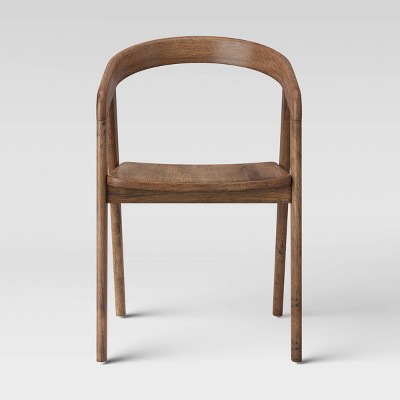 Lana Curved Back Dining Chair Brown Threshold