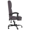 vidaXL Massage Reclining Office Chair Gray Faux Leather - 4 of 4
