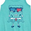 Girls' - SpongeBob SquarePants - Flag Fill Sunglasses Graphic Sleeveless Aline Dress - 2 of 4