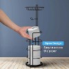 2pc 3-in-1 Bathroom Organizer Toilet Paper Holder with Storage, Free Standing, Holds 4 Rolls, Easy Assembly - 2 of 4