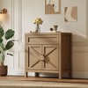 Zstar Buffet Cabinet Sideboard with Storage, 34.3' Modern Buffet Cabinet with Storage, Farmhouse Buffet Table Console Coffee Bar with 2 Doors - 3 of 4