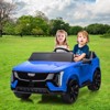2 Seater Ride on Car for Kids, 24V Licensed Cadillac Electric Car Toy, Ride on Truck with Remote Control, Suspension, Music, LED - 3 of 4