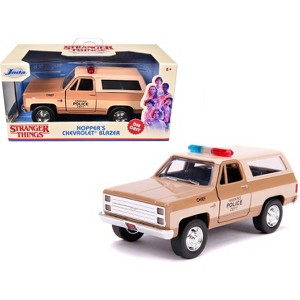 Hopper's Chevrolet Blazer "Hawkins Police Dept." "Stranger Things" (2016) TV Series 1/32 Diecast Model Car by Jada - 1 of 4