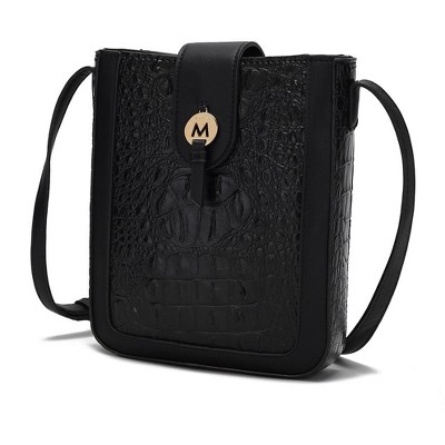MKF Collection Molly Trendy Vegan Leather Crossbody Bag by Mia K