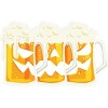 Men's Design By Humans Halloween Jack O Lantern Beer Drinking By RedBirdLS Tank Top - 2 of 3