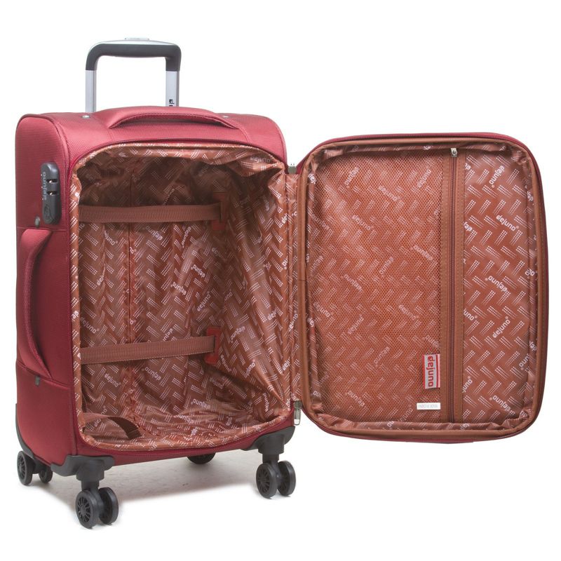 Dejuno Twilight Lightweight Nylon 3-Piece Spinner Luggage Set, 5 of 6