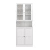 ACEPANO 72.05 in. H Freestanding Metal Kitchen Pantry Cabinet with Adjustable Shelves for Kitchen-White - 4 of 4