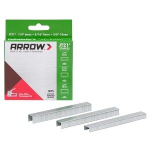 Arrow JT21 Light Duty Craft Staples, 5/16Inches x 7/16Inches, 1000ct - 1 of 1