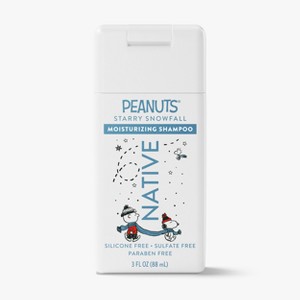 Native Peanuts Holiday Starry Snowfall Shampoo Mini - Travel Size - 3 ...