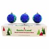 Santa Land 4.0 Inch Green Fleur-De-Orleans Christmas Tree Ornament Set , Ornament Ball Mardi Gras Krewe (3PC) - 4 of 4