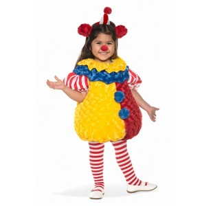 Underwraps Costumes Colorful Clown Toddler Costume - 1 of 1
