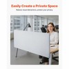VEVOR Desk Divider Privacy Panel, 60" x 24" Clamp-on Office Desk Partition, PET Cubicle Partition Panel, Grey - 3 of 4