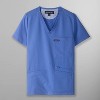 Members Only Palermo V-Neck Scrub Top for Women With Zipper Pocket - 4 of 4