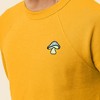 Dalix Mushroom (Glow in the Dark) Embroidered Fleece Sweatshirt Pullover Mens - 4 of 4