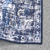 Vintage Washable Rug, Low-Pile, Ultra-Thin, Stain-Resistant, Non-Slip for Living Room, Bedroom, Dining - 2 of 4