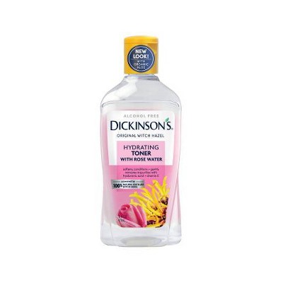 Dickinson's Enhanced Witch Hazel with Rosewater Alcohol-Free 98% Natural Formula Hydrating Toner - 16 fl oz