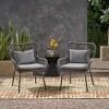 Christopher Knight Home Sedona Outdoor Rope Club Chairs with Cushions (Set of 2) - 2 of 4