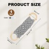 Unique Bargains Woven Cotton Rope Wooden Rings Handmade Towel Rings - 2 of 4