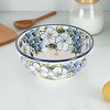 Blue Rose Polish Pottery 304 Millena Cereal Bowl - 2 of 2