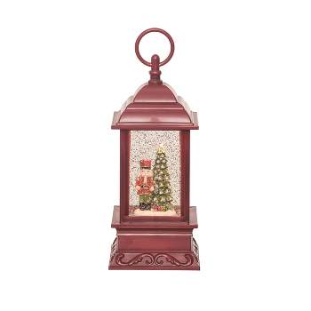 Transpac Artificial 9.5 in. Multicolor Christmas Light Up Water Filled Nutcracker Lantern