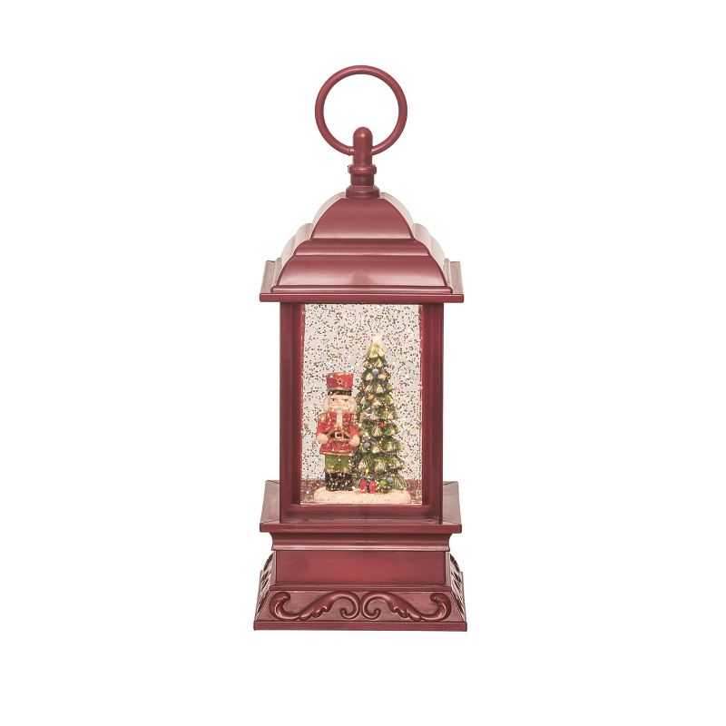 Transpac Artificial 9.5 in. Multicolor Christmas Light Up Water Filled Nutcracker Lantern, 1 of 6