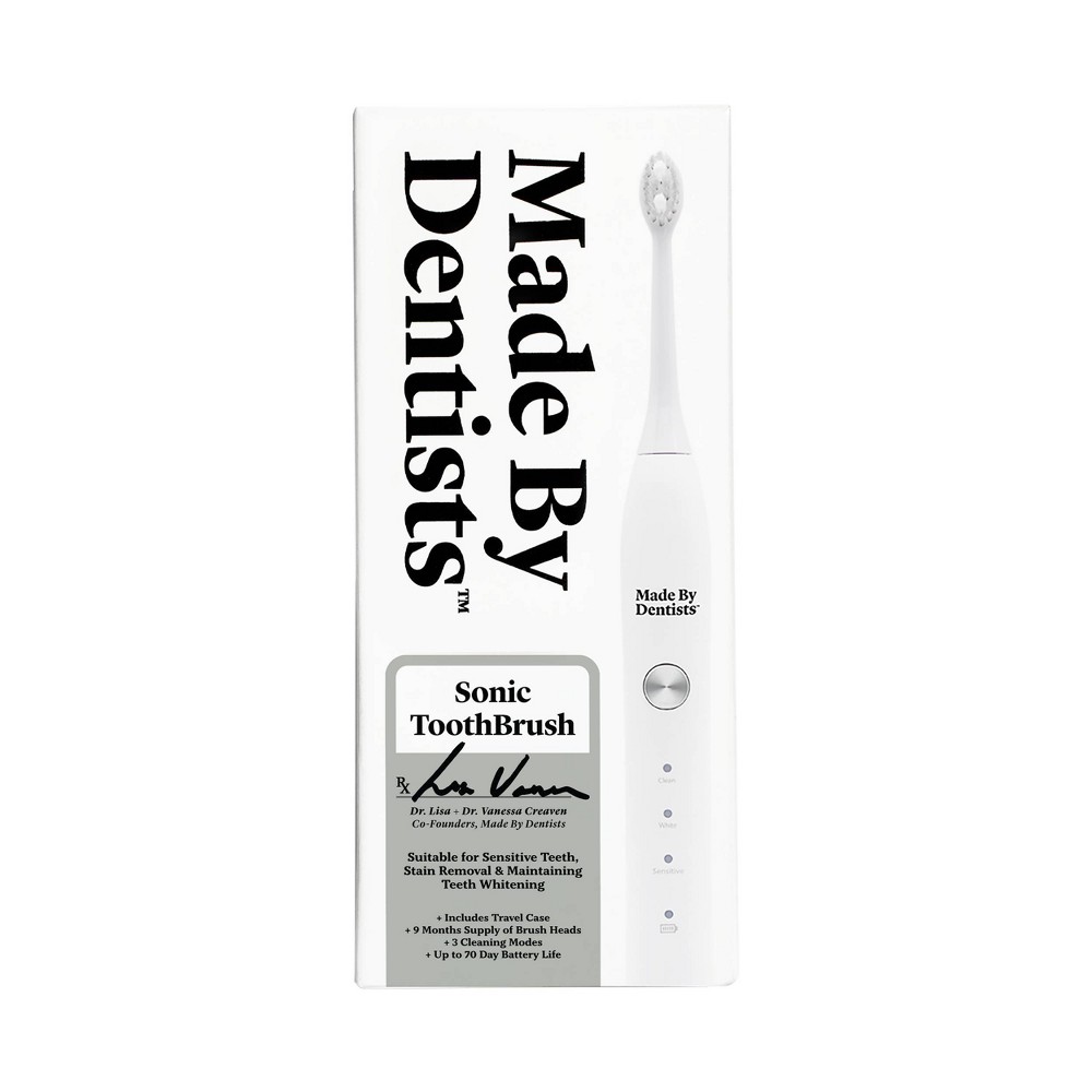 Photos - Electric Toothbrush Made by Dentists Sonic Toothbrush - White