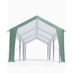 COZONY Heavy Duty Carport Canopy, Waterproof UV Protection Outdoor Storage Shelter for Cars Trucks Boats - 1 of 4