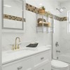 Cobbe 2-Handle 4-Inch Brushed Gold Bathroom Faucet, Bathroom Vanity Sink Faucets with Pop-up Drain and Supply Hoses - 2 of 4