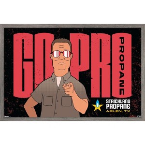 Trends International King of the Hill (2025) - Hank Go Pro, Propane Framed Wall Poster Prints - 1 of 4