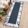 Nasitip Modern Abstract Area Rugs for Living Room Soft Low Pile Non-Sliping, Machine Washable - 2 of 4