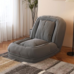 KWPZQEB Foldable Human Dog Bed with 5 Adjustable Position, Upholstered Lazy Sofa Bed with 2 Soft Pillows for Bedroom, Living Room, Reading Corner - 1 of 4