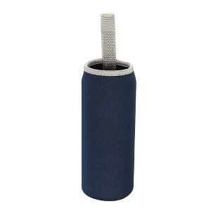 Unique Bargains Neoprene Insulated Non-slip Protective Glass Bottles Sleeve with Strap 2 Pcs - 1 of 4