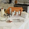Picnic at Ascot English Style Willow Basket with Four Person Picnic Set, Blanket, and Coffee Set - 2 of 4