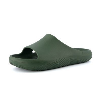 CUSHIONAIRE Men's Galaxy pool slides with +Comfort